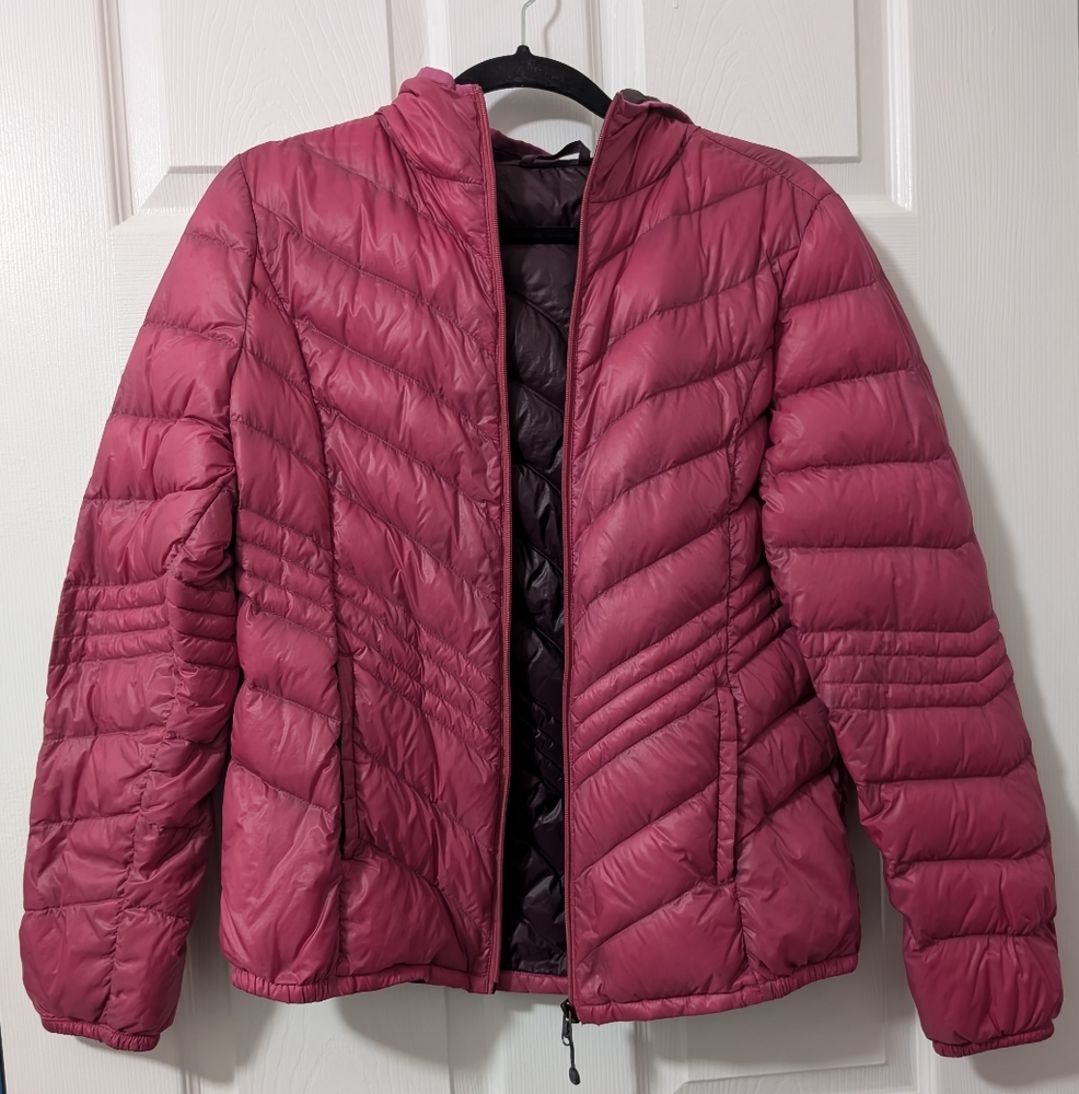 Packable Down Jacket Xersion Bright Pink Purple P… - image 3